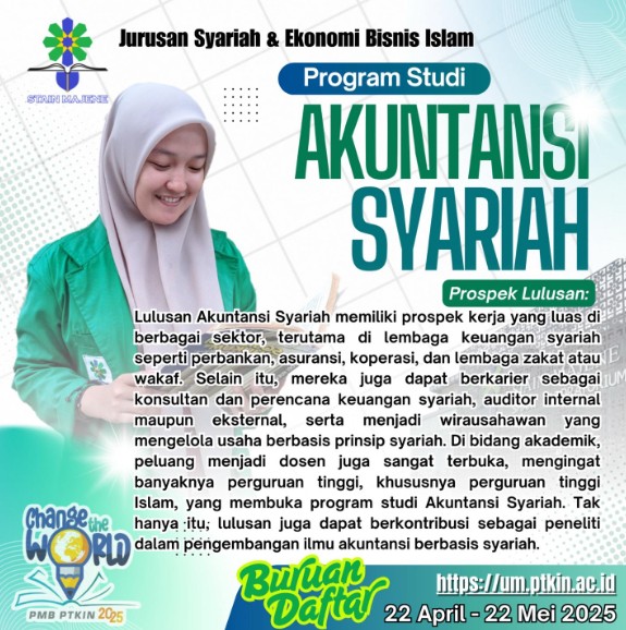 Prospek Cerah Lulusan Program Studi Akuntansi Syariah di Era Ekonomi Halal dan Digital