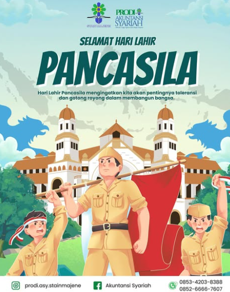 Momentum 1 Juni 1945, menjadi tonggak sejarah