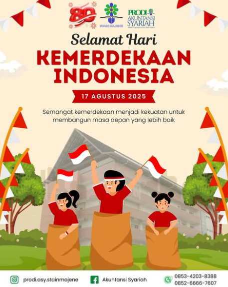 Prodi Akuntansi Syariah STAIN Majene Rayakan Hari Kemerdekaan Indonesia ke-80 Tahun 2025
