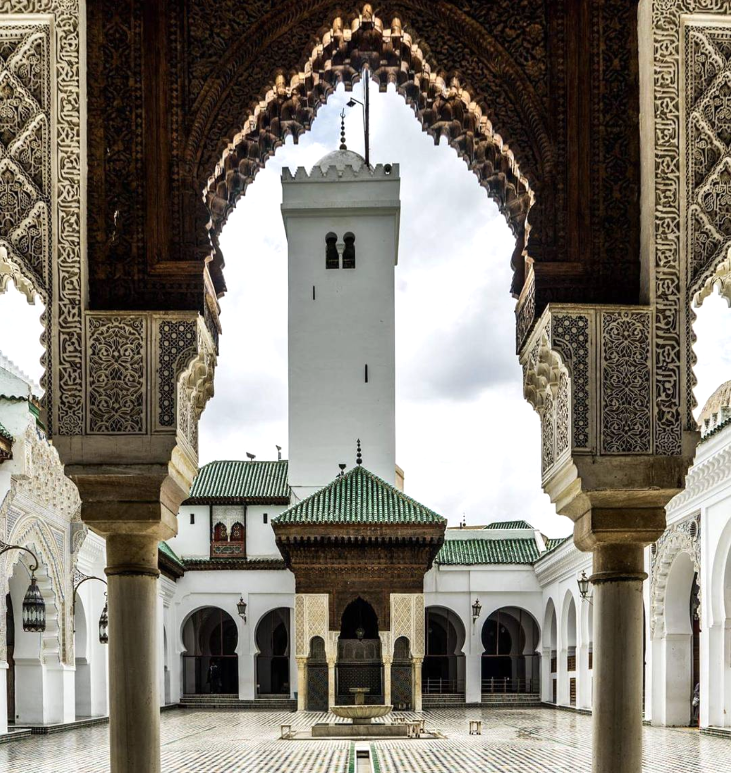 The al-Qarawiyyin Mosque and University in Fez, Morocco